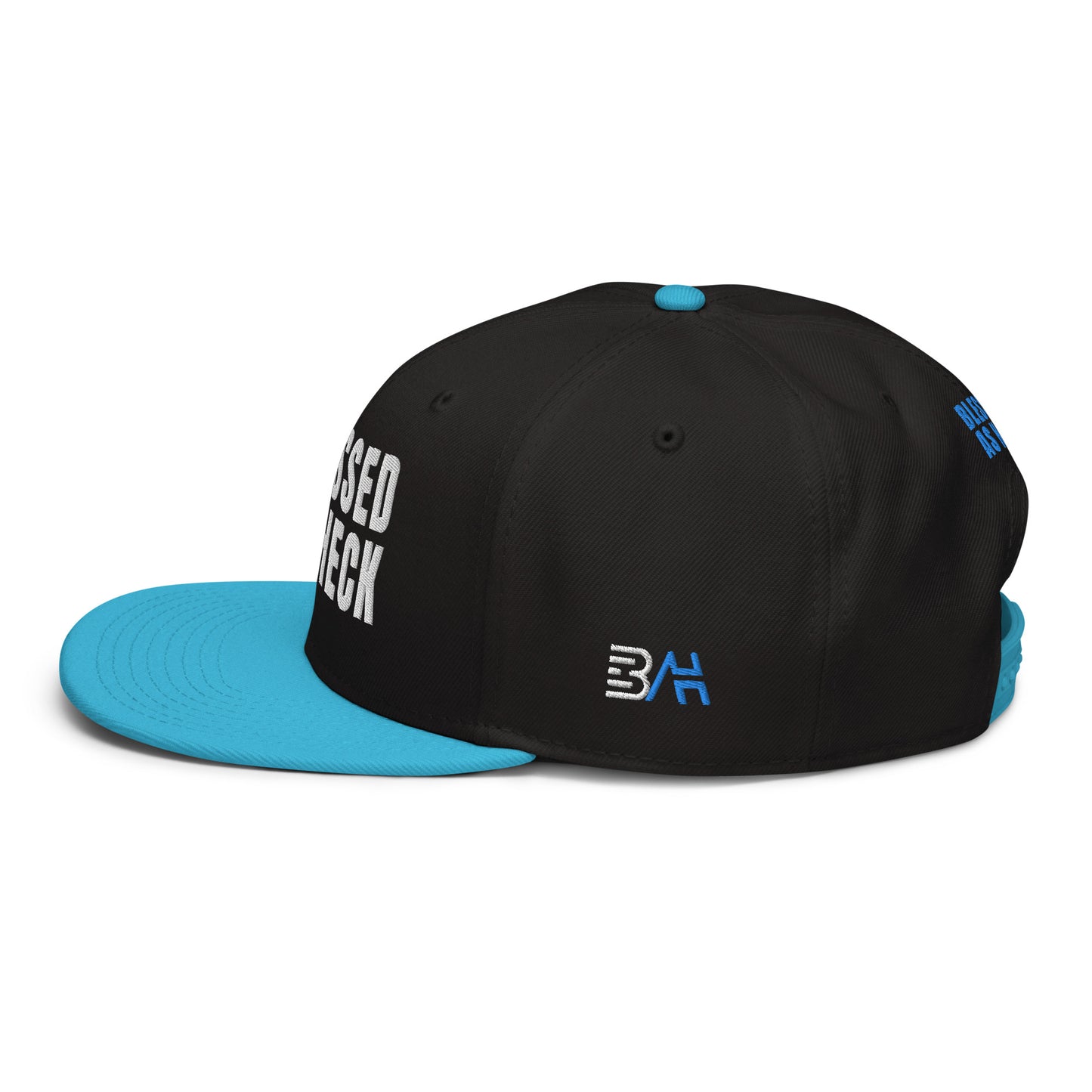 (LARGE FIT) "Blessed As Heck" Snapback Hat