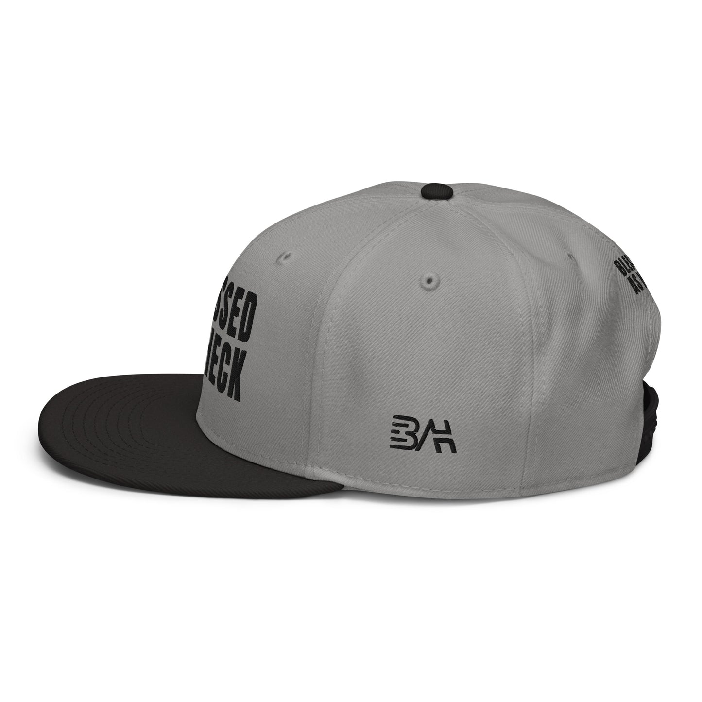 (LARGE FIT) "Blessed As Heck" Snapback Hat