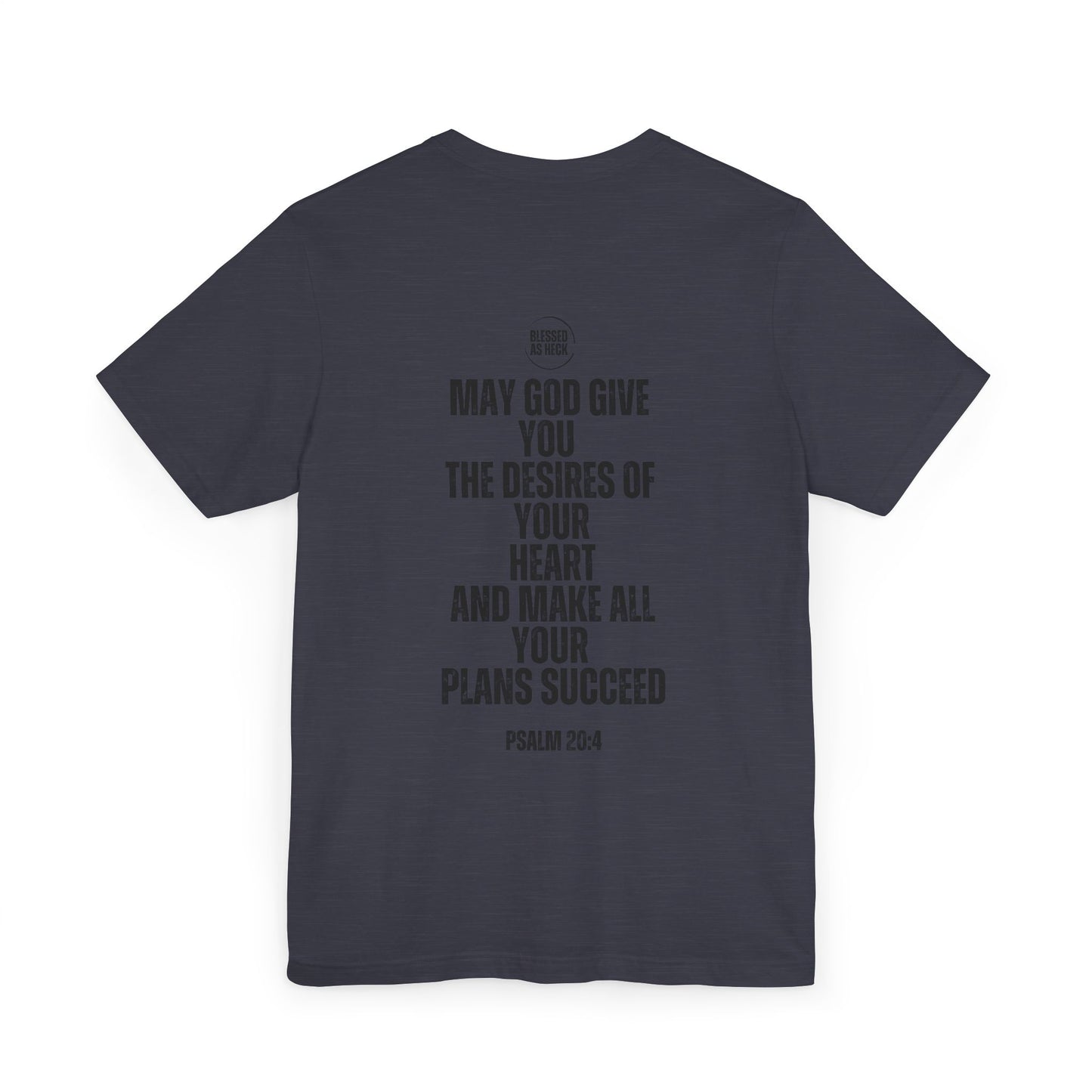 "I Am Blessed As Heck" Classic Unisex T-shirt (Black Letters)