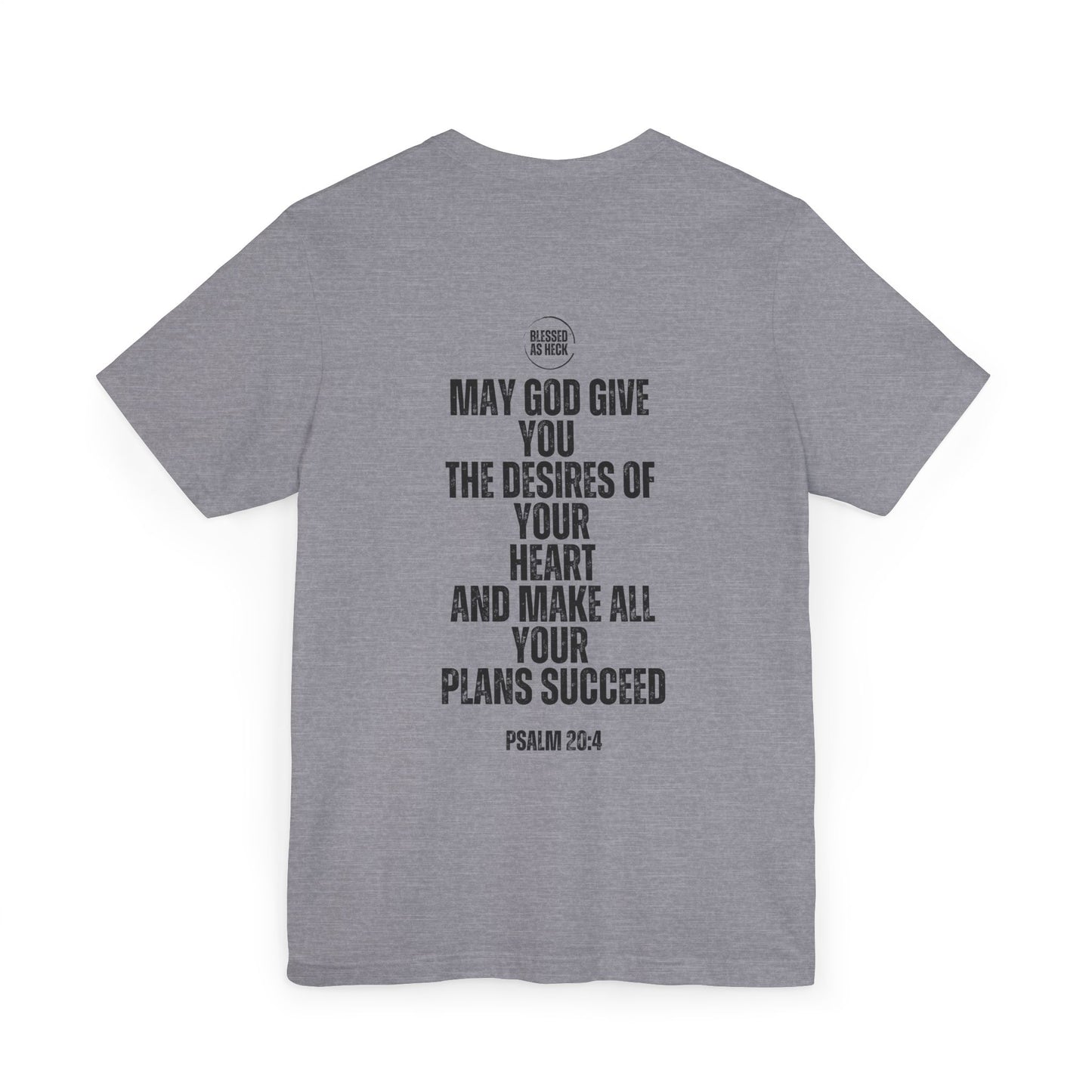 "I Am Blessed As Heck" Classic Unisex T-shirt (Black Letters)