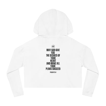 "I AM BLESSED AS HECK" Women’s Cropped Hoodie