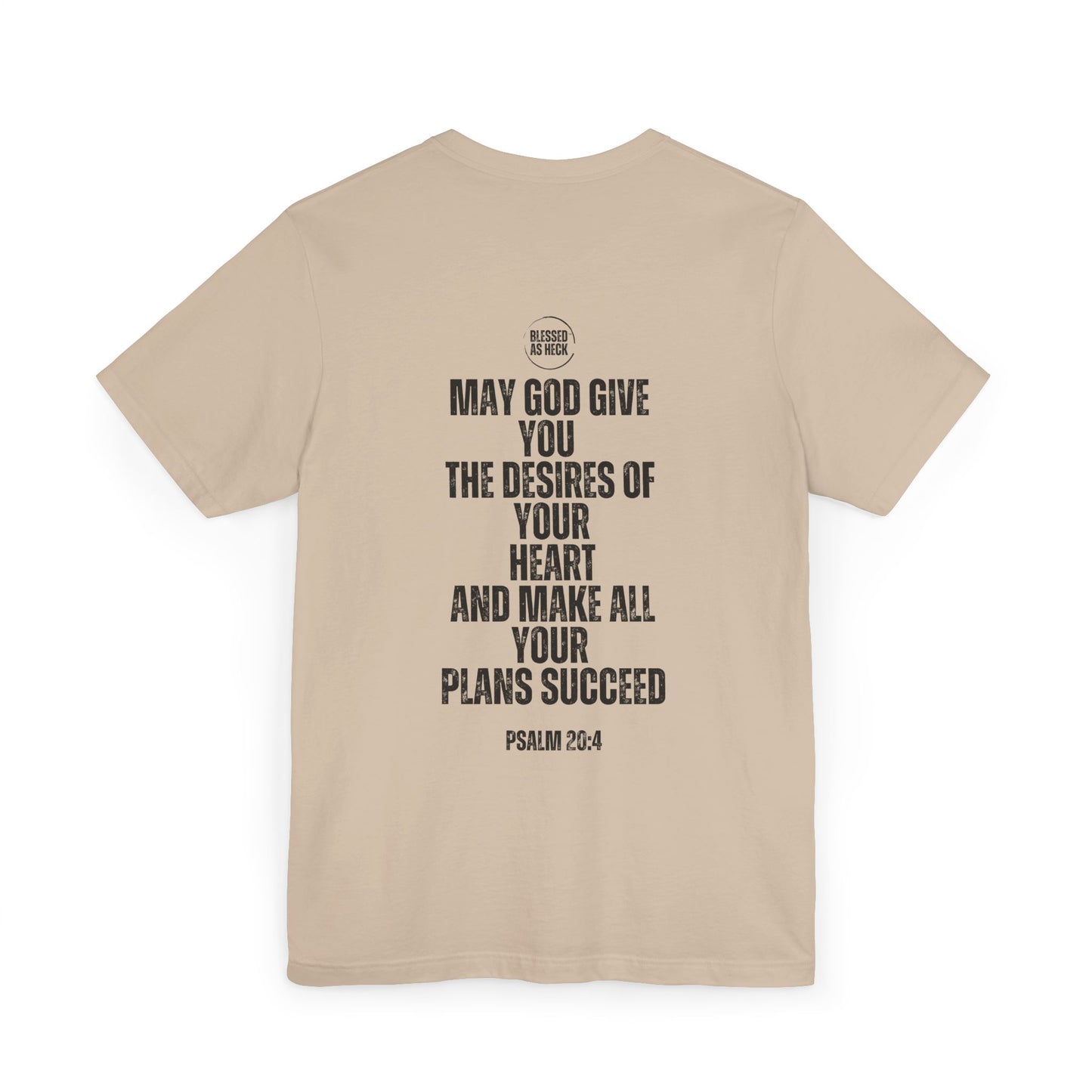 "I Am Blessed As Heck" Classic Unisex T-shirt (Black Letters)