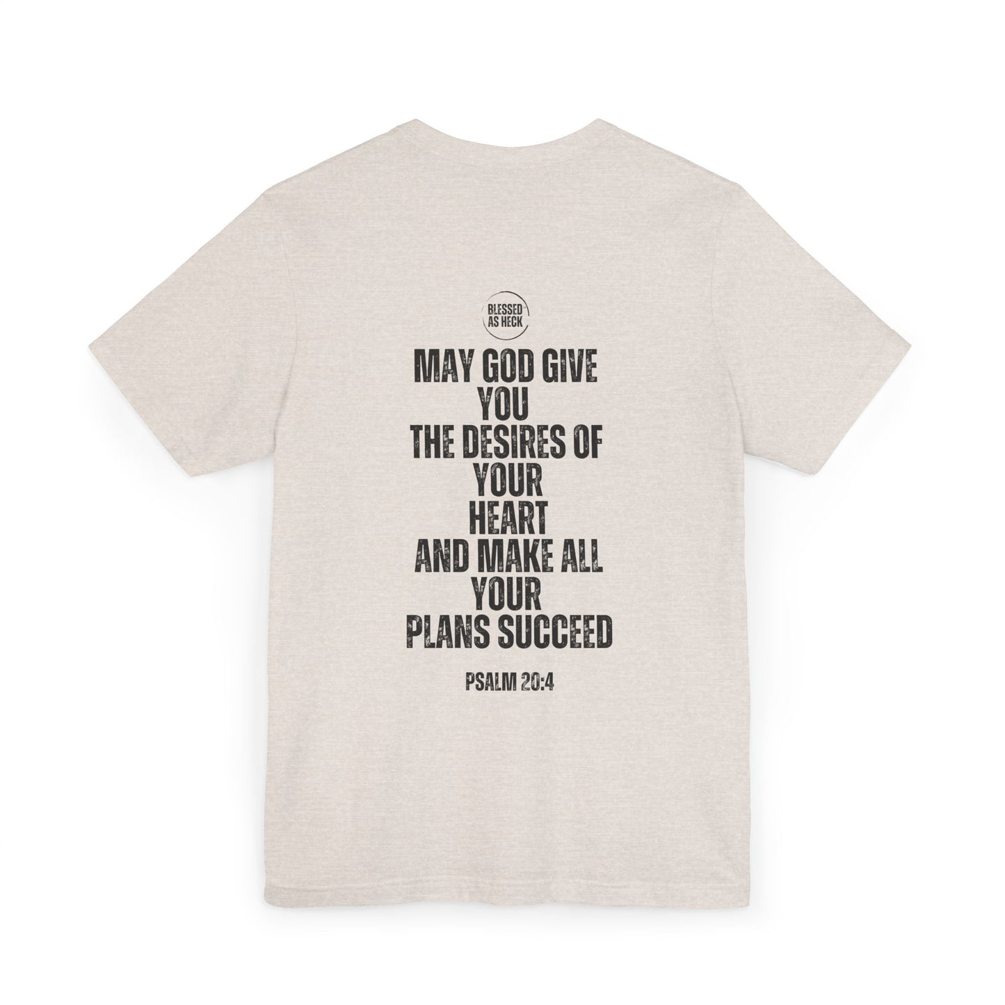 "I Am Blessed As Heck" Classic Unisex T-shirt (Black Letters)