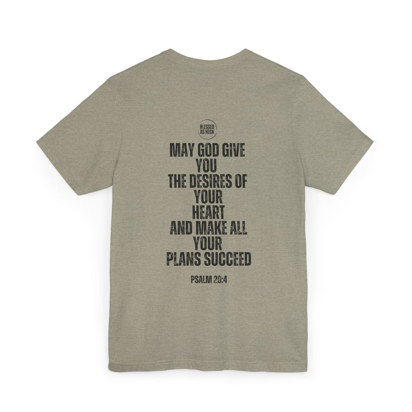 "I Am Blessed As Heck" Unisex T-shirt (ALL BLACK Letters)