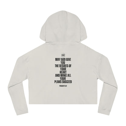 "I AM BLESSED AS HECK" Women’s Cropped Hoodie