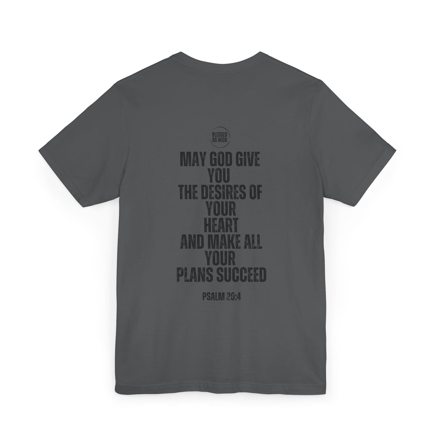 "I Am Blessed As Heck" Unisex T-shirt (ALL BLACK Letters)