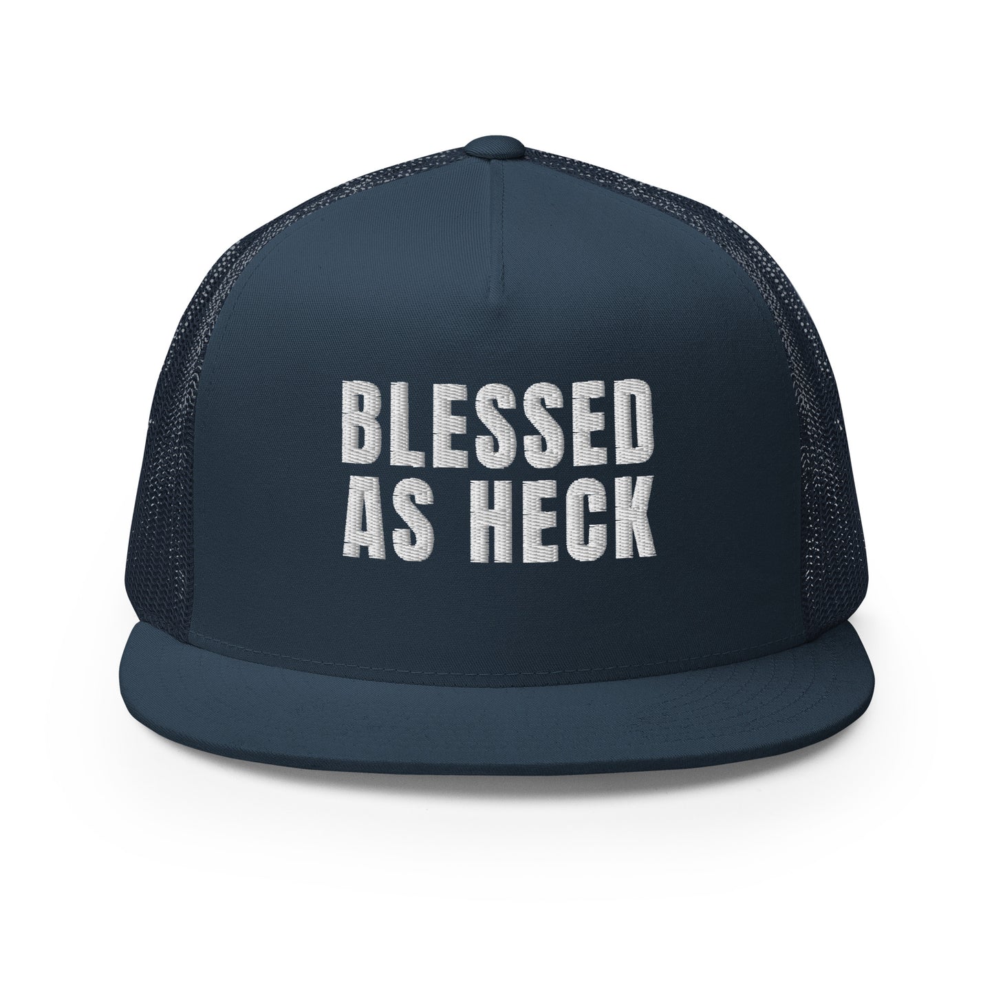 "Blessed As Heck" Trucker Hat