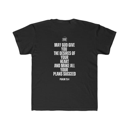 Kids "I Am Blessed As Heck" Classic T-shirt (White Letters)