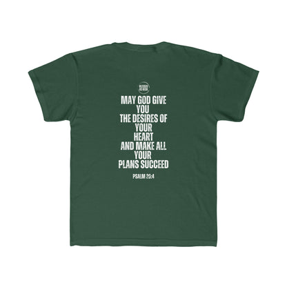 Kids "I Am Blessed As Heck" Classic T-shirt (White Letters)