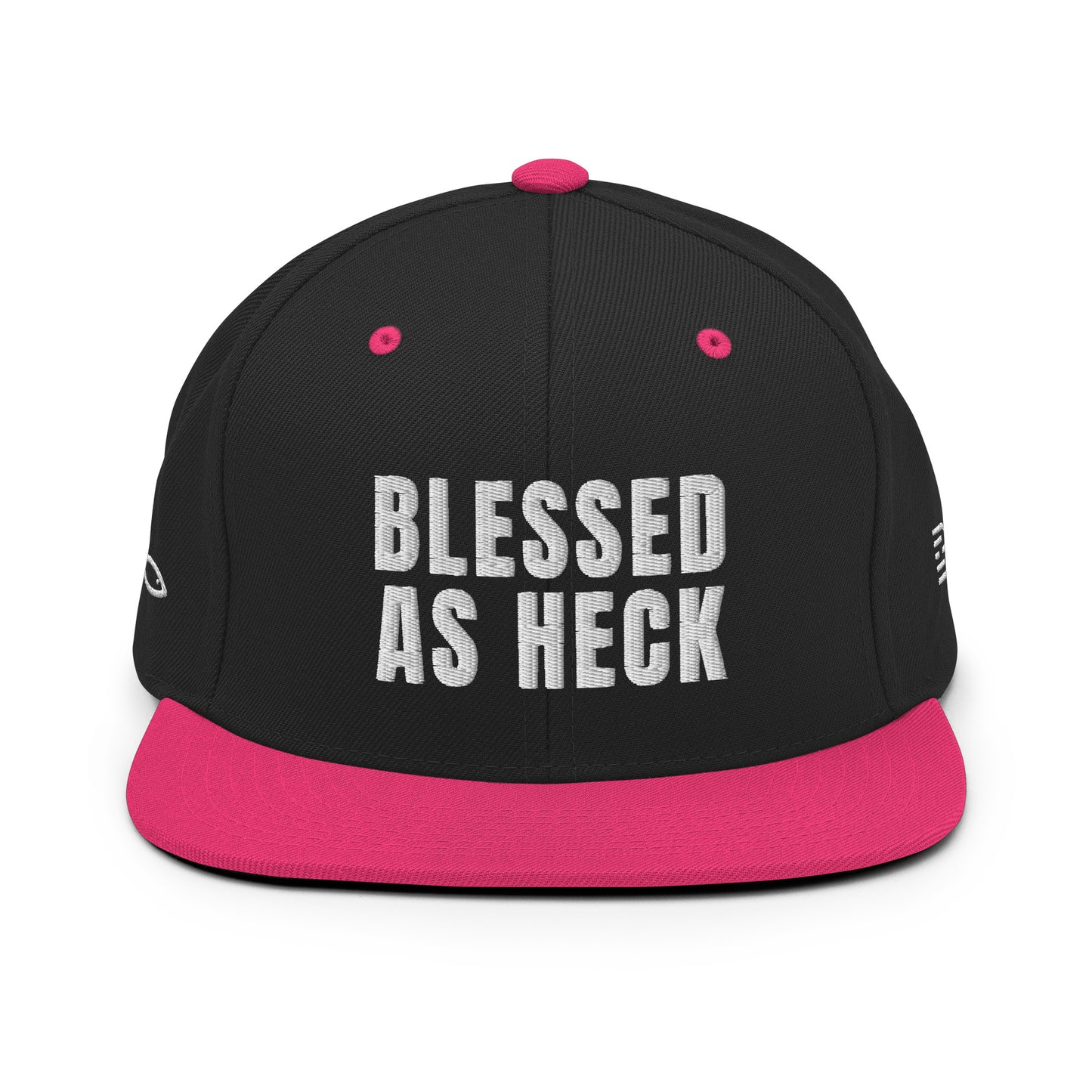 "Blessed As Heck" Classic Snapback Hat