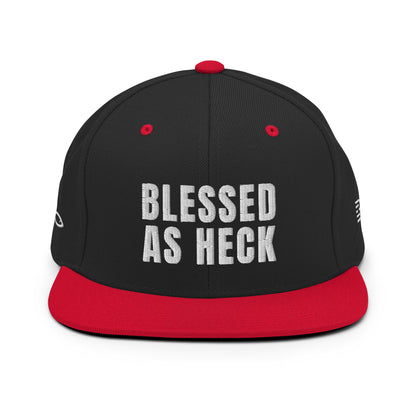 "Blessed As Heck" Classic Snapback Hat