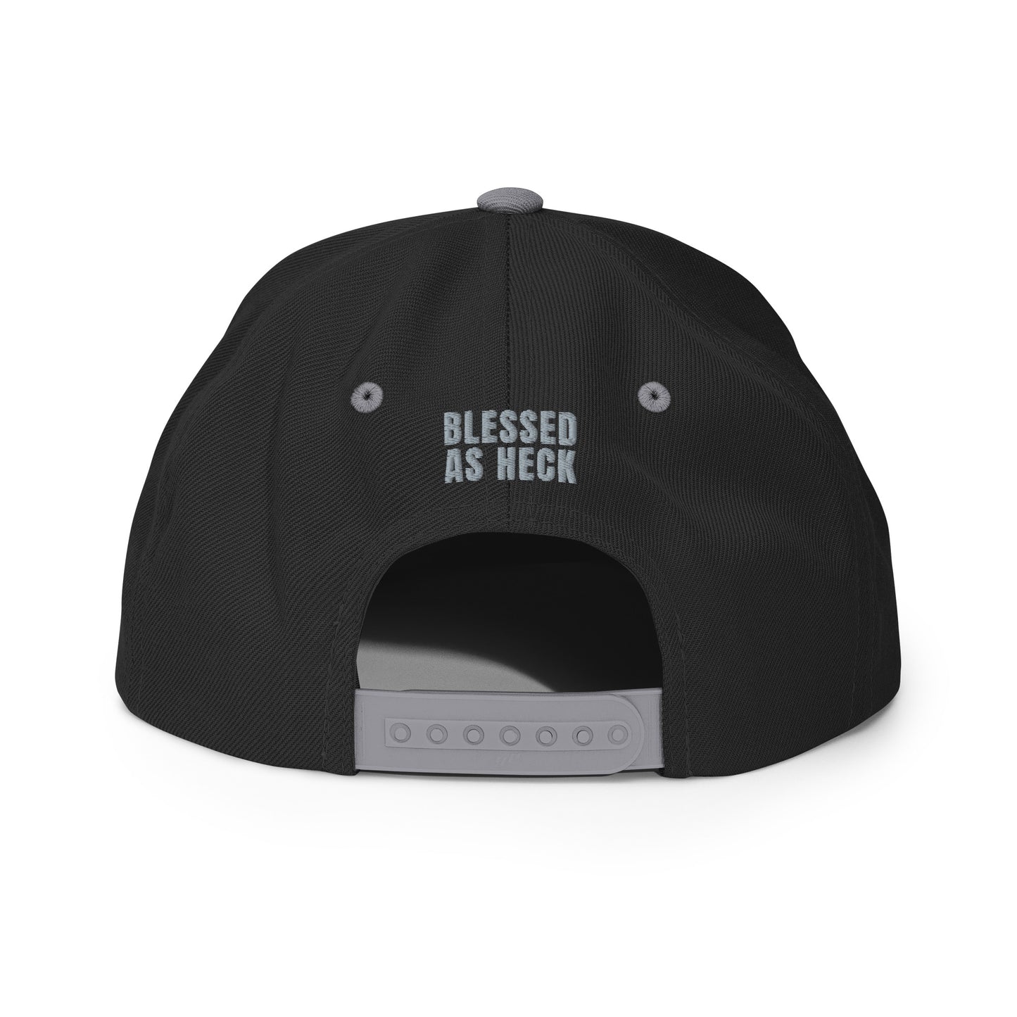 "Blessed As Heck" Classic Snapback Hat