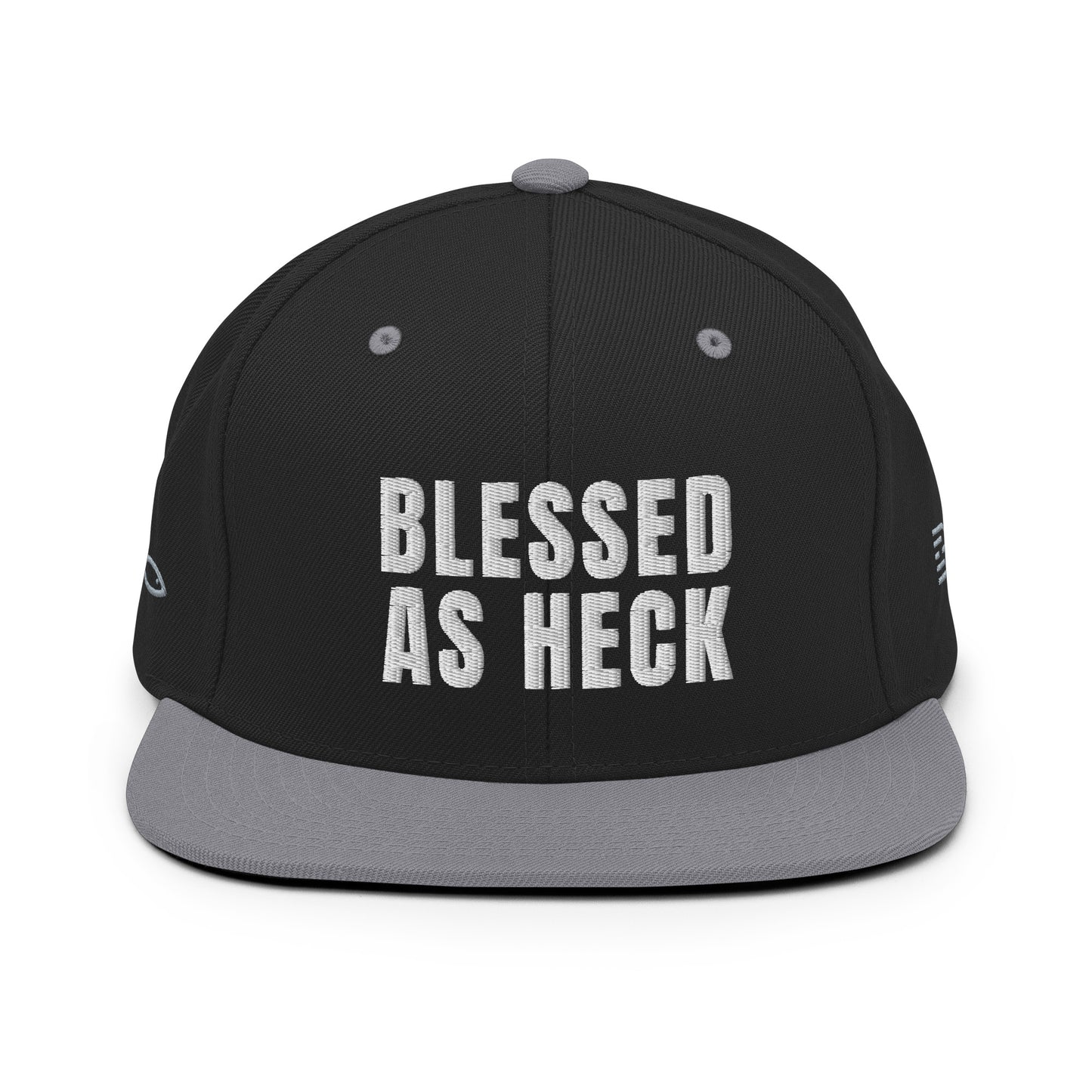 "Blessed As Heck" Classic Snapback Hat