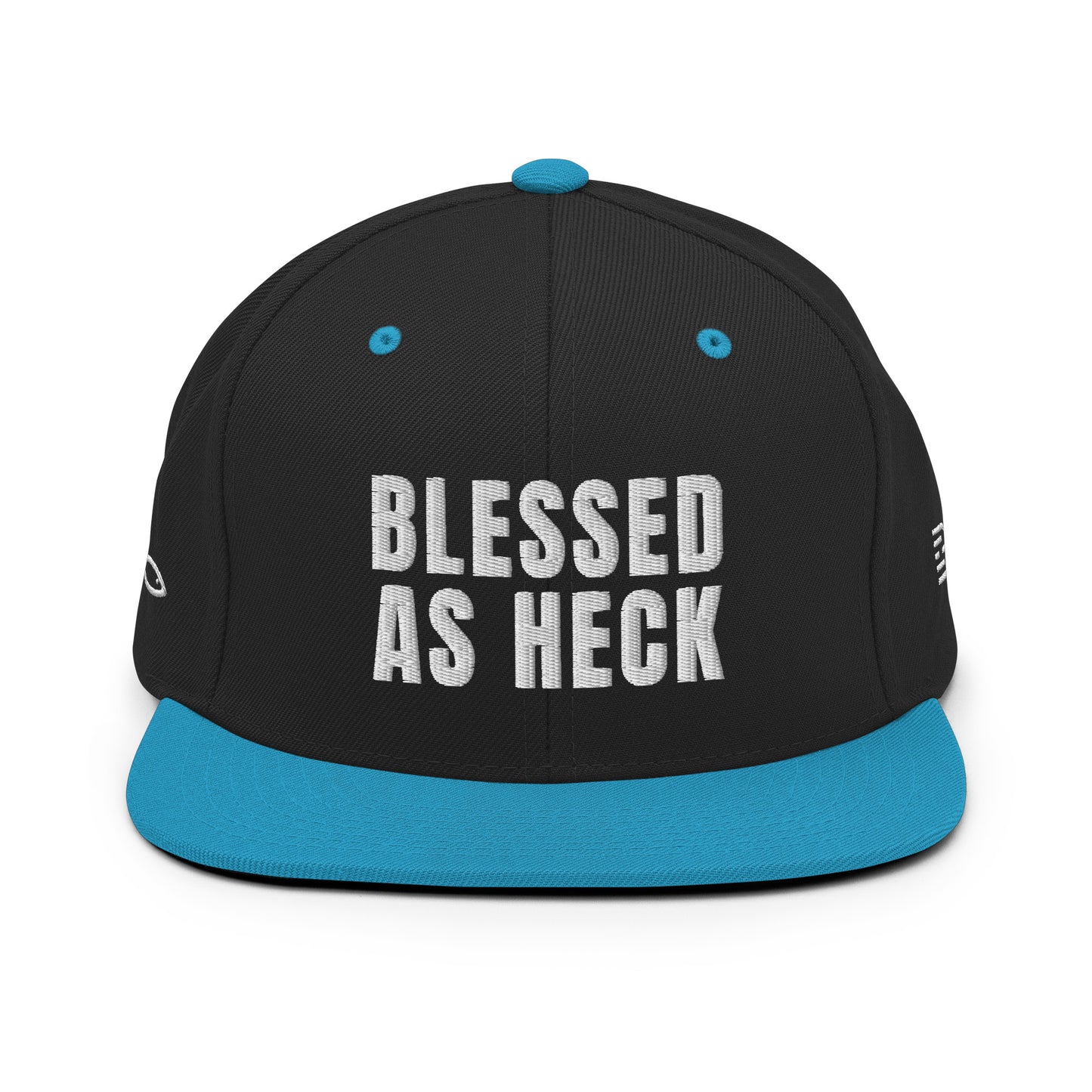 "Blessed As Heck" Classic Snapback Hat