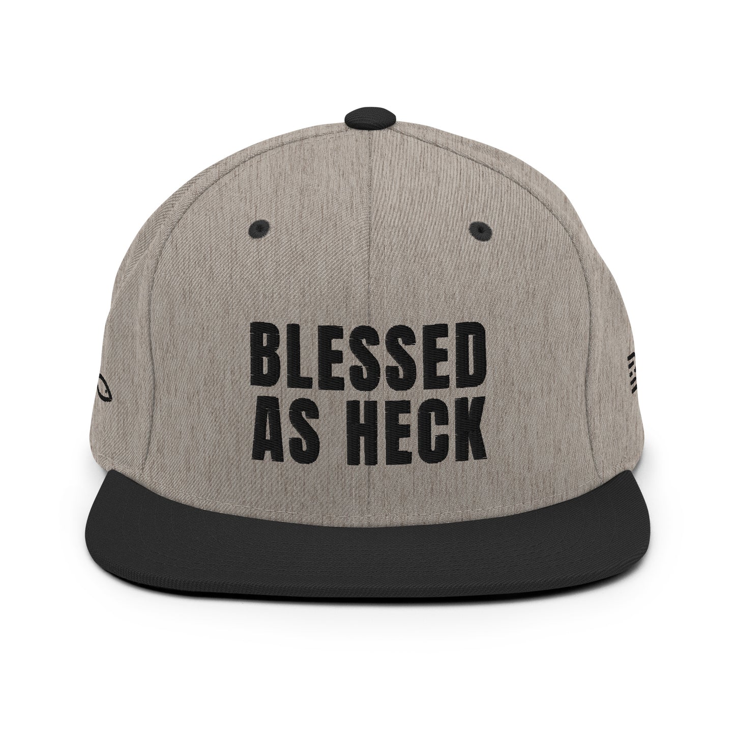 "Blessed As Heck" Classic Snapback Hat