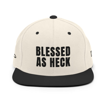 "Blessed As Heck" Classic Snapback Hat