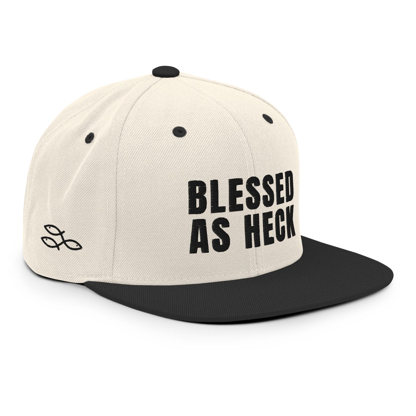 "Blessed As Heck" Classic Snapback Hat