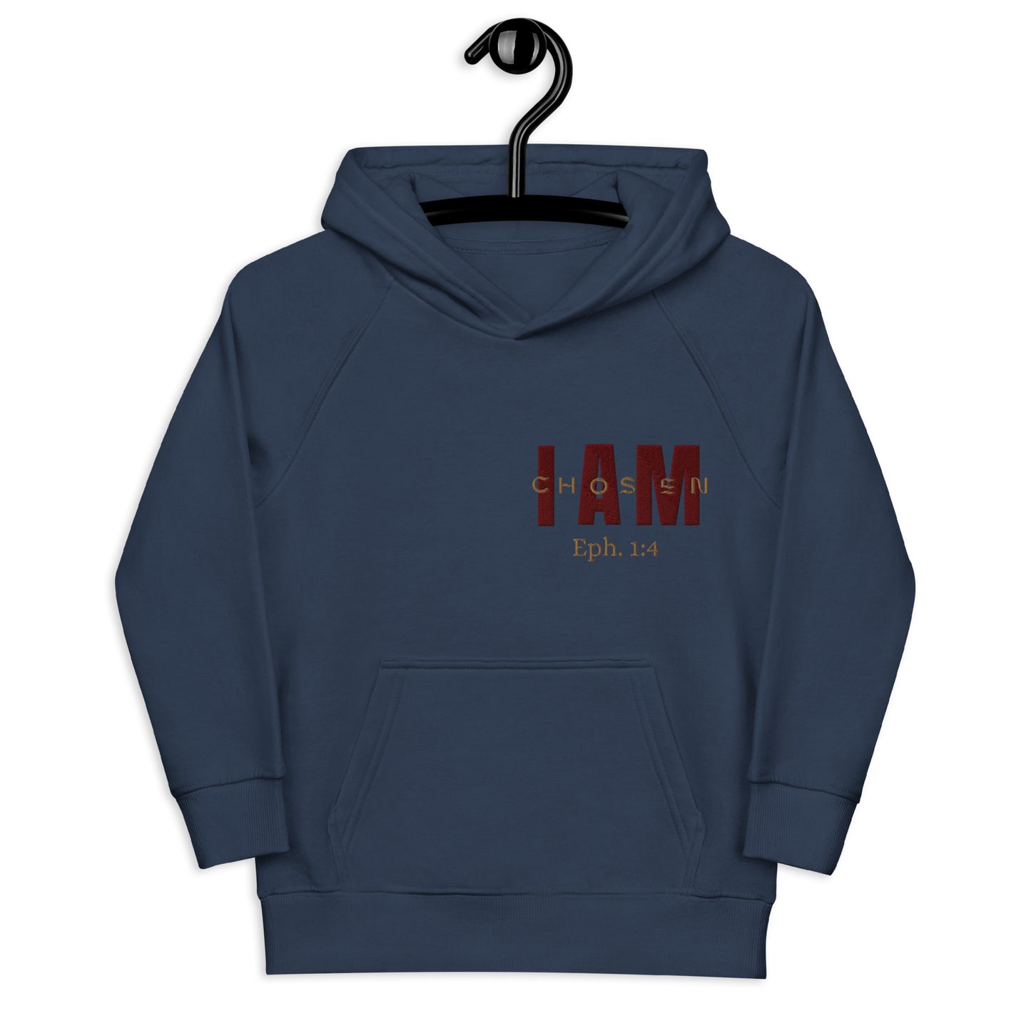 "I AM CHOSEN" Embroidered Kids Eco hoodie