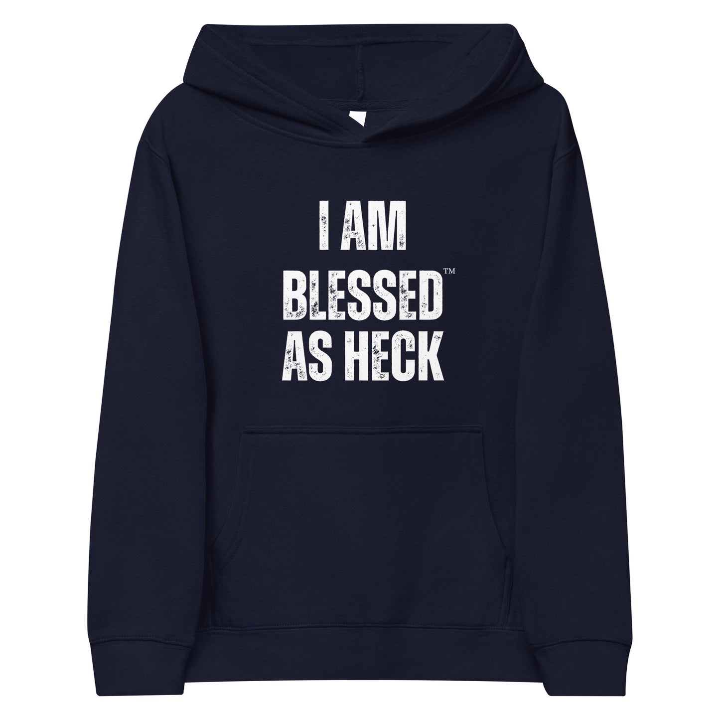 "I AM Blessed As Heck Classic" Kids fleece hoodie