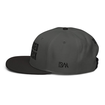 (LARGE FIT) "Blessed As Heck" Snapback Hat