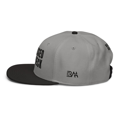(LARGE FIT) "Blessed As Heck" Snapback Hat