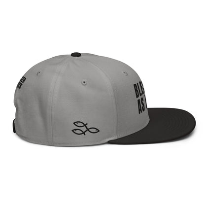 (LARGE FIT) "Blessed As Heck" Snapback Hat