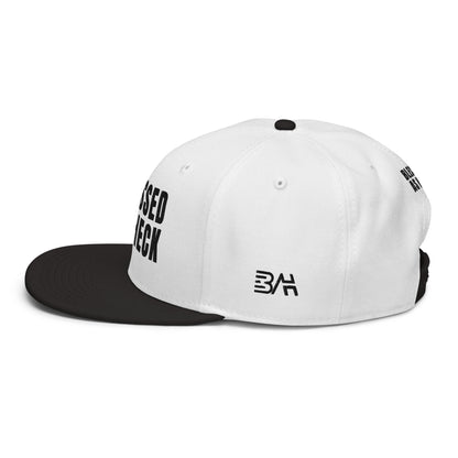 (LARGE FIT) "Blessed As Heck" Snapback Hat