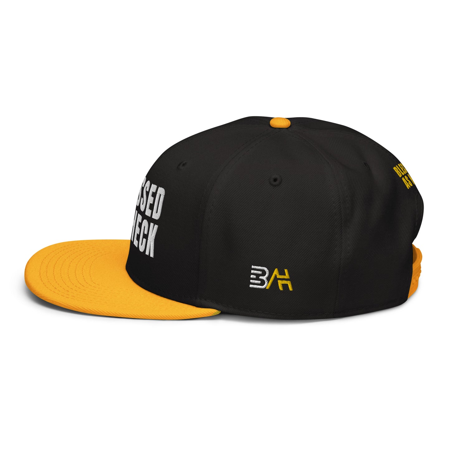 (LARGE FIT) "Blessed As Heck" Snapback Hat