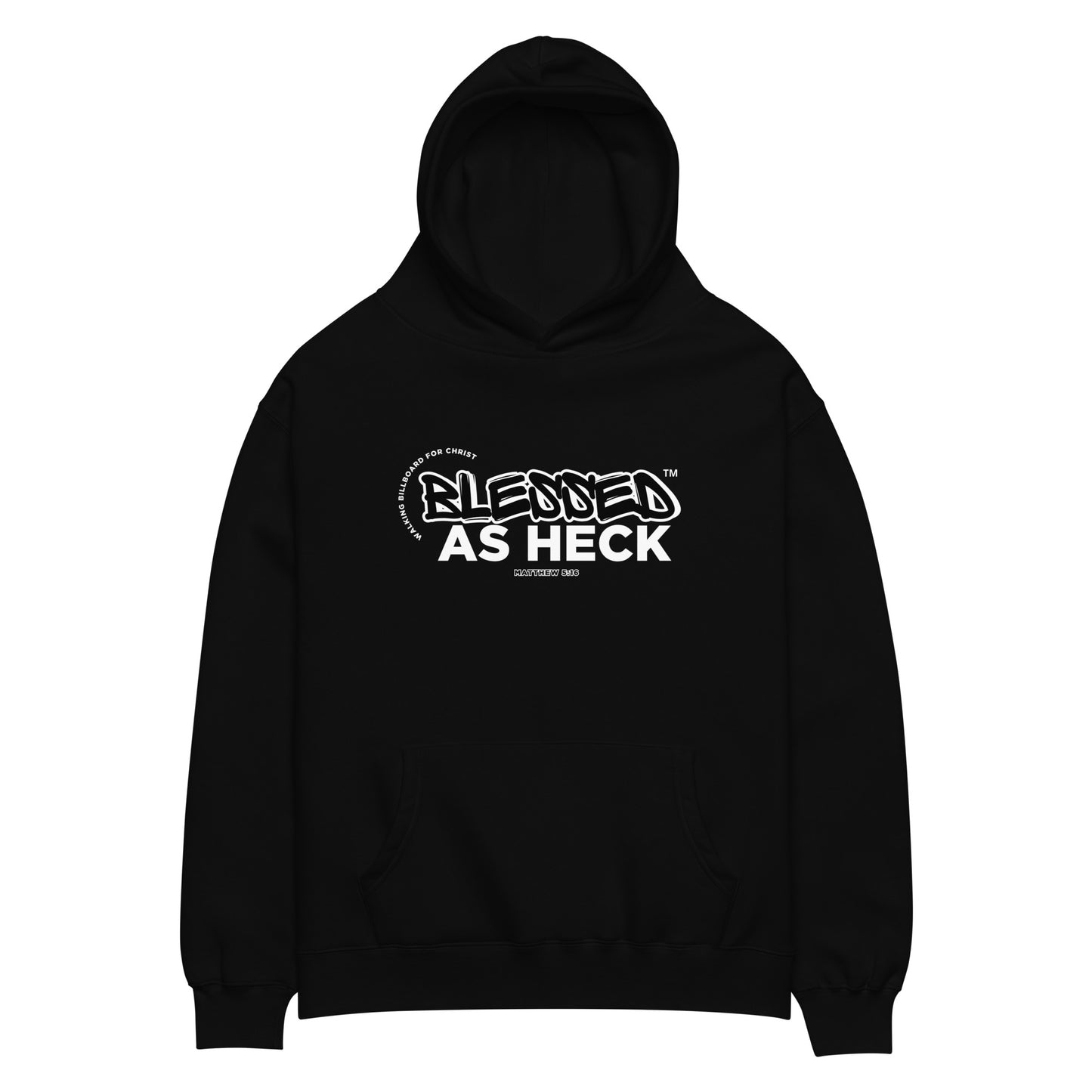 Blessed As Heck | Walking Billboard For Christ (Unisex Premium Hoodie)