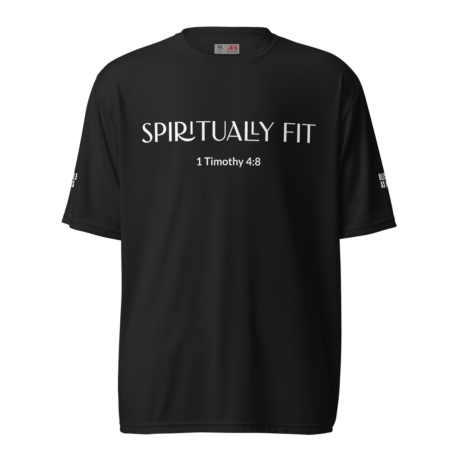 ''Spiritually Fit'' Unisex performance crew neck T-shirt