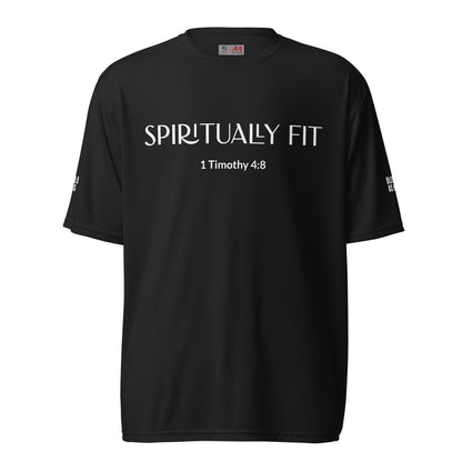 ''Spiritually Fit'' Unisex performance crew neck T-shirt