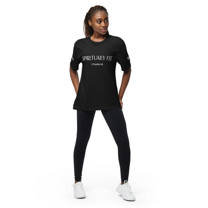 ''Spiritually Fit'' Unisex performance crew neck T-shirt