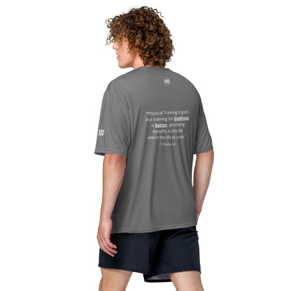 ''Spiritually Fit'' Unisex performance crew neck T-shirt