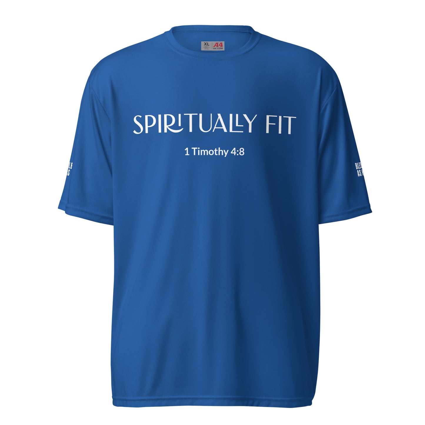 ''Spiritually Fit'' Unisex performance crew neck T-shirt