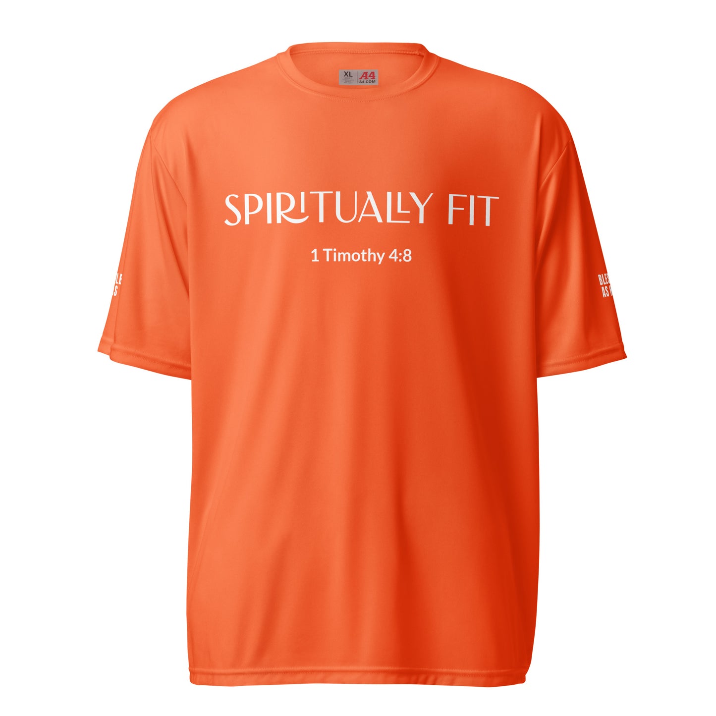 ''Spiritually Fit'' Unisex performance crew neck T-shirt