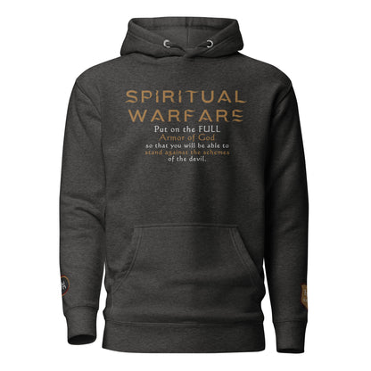 "Spiritual Warfare" Embroidered Premium Unisex Hoodie