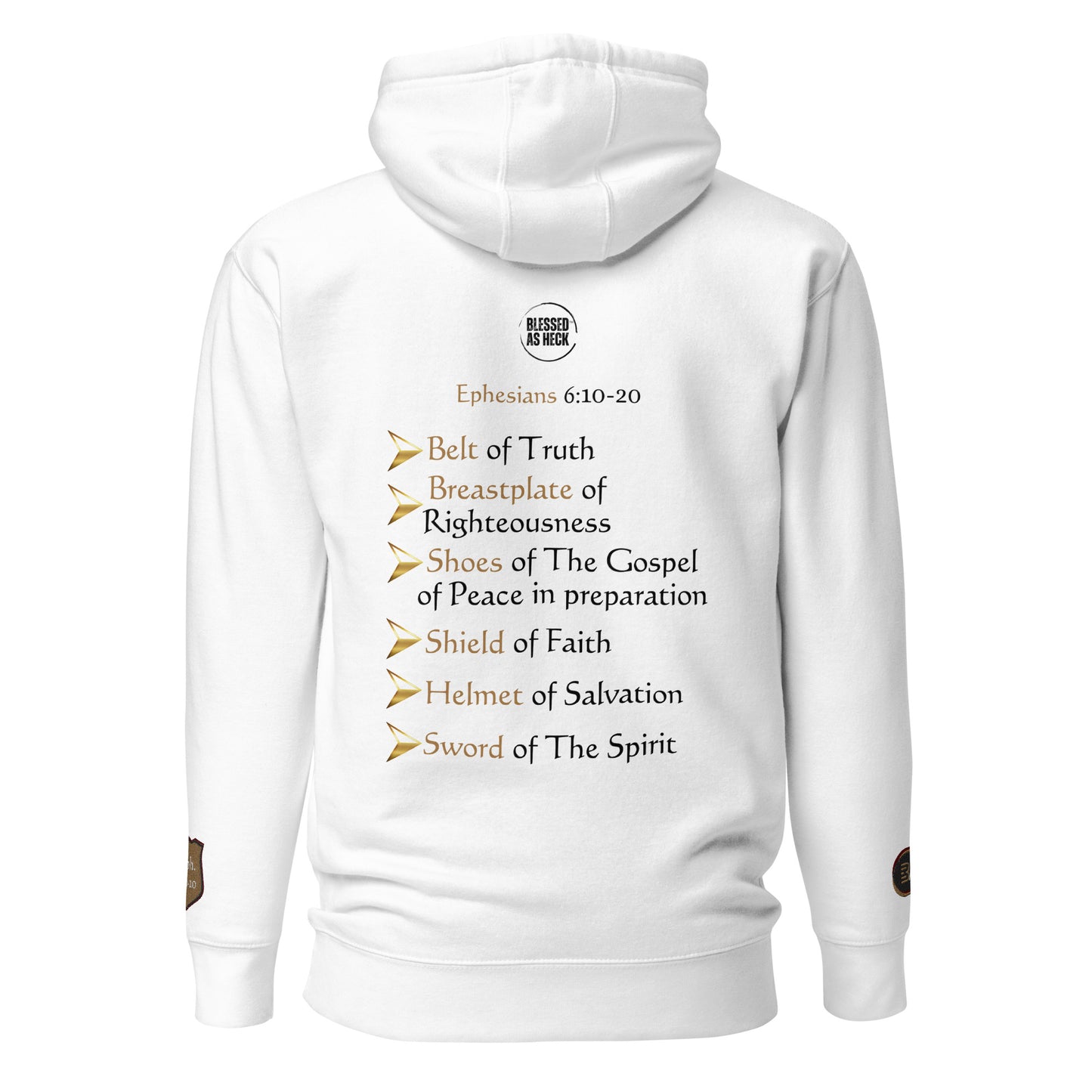 "Armor of God" Embroidered Premium Unisex Hoodie