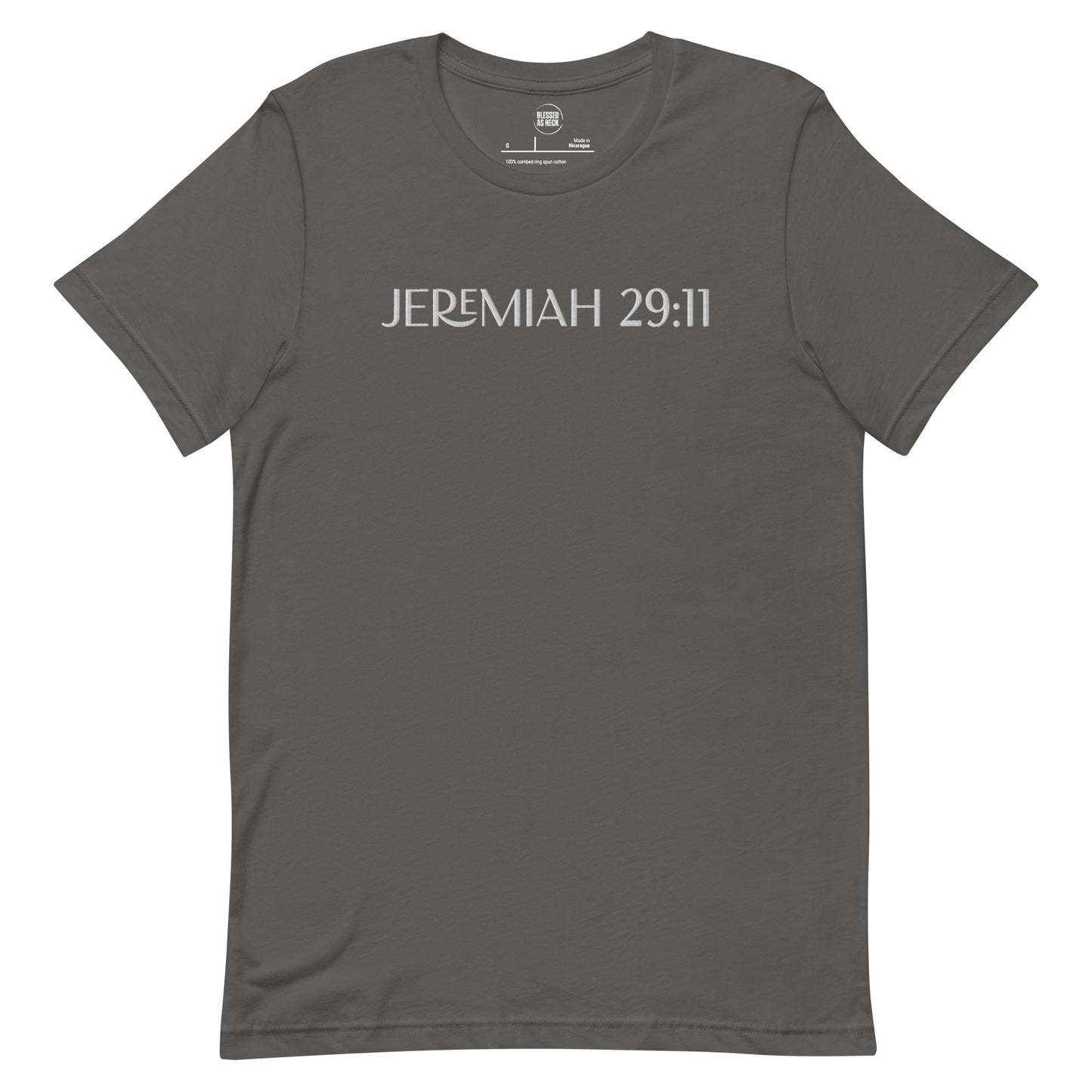 Jeremiah 29:11 Emroidered Unisex T-shirt