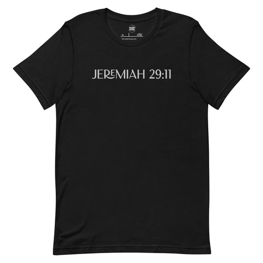 Jeremiah 29:11 Emroidered Unisex T-shirt