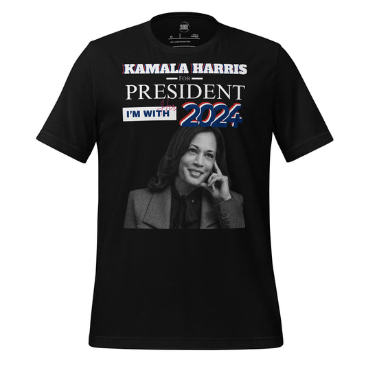 I'm with Her : Kamala Harris for President 2024 Unisex t-shirt