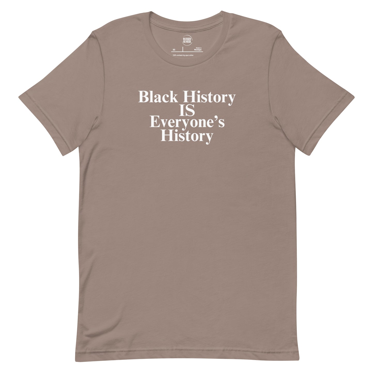 "Black History Is Everyone's History" Unisex t-shirt