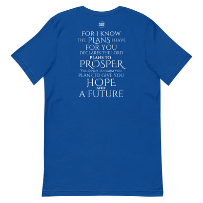 Jeremiah 29:11 Emroidered Unisex T-shirt